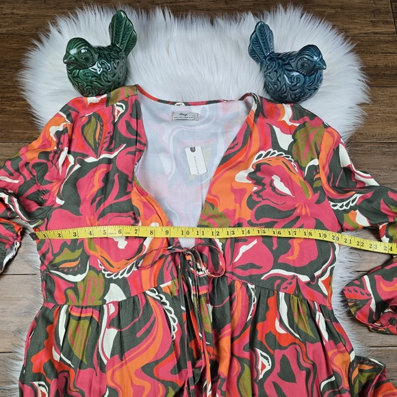 Anthropologie Maaji Twister Kaia Tunic Dress Large - Picture 13 of 16